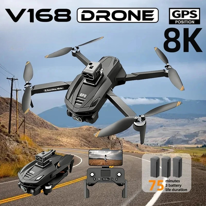 Original V168 GPS Drone Profes - Drone Surveying ulasan dan harga