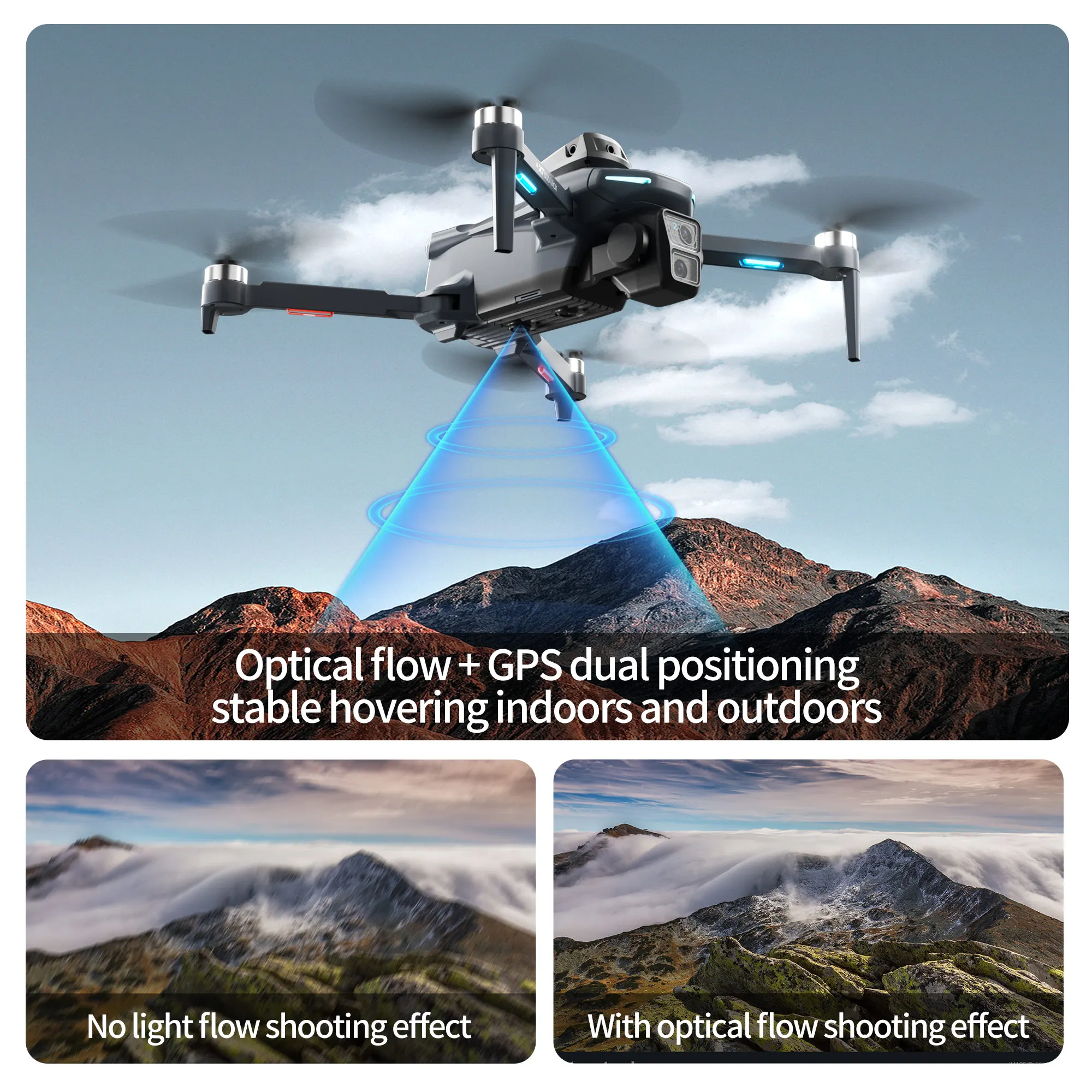 Original XT606 MAX GPS Drone 4 - Drone Surveying ulasan dan harga
