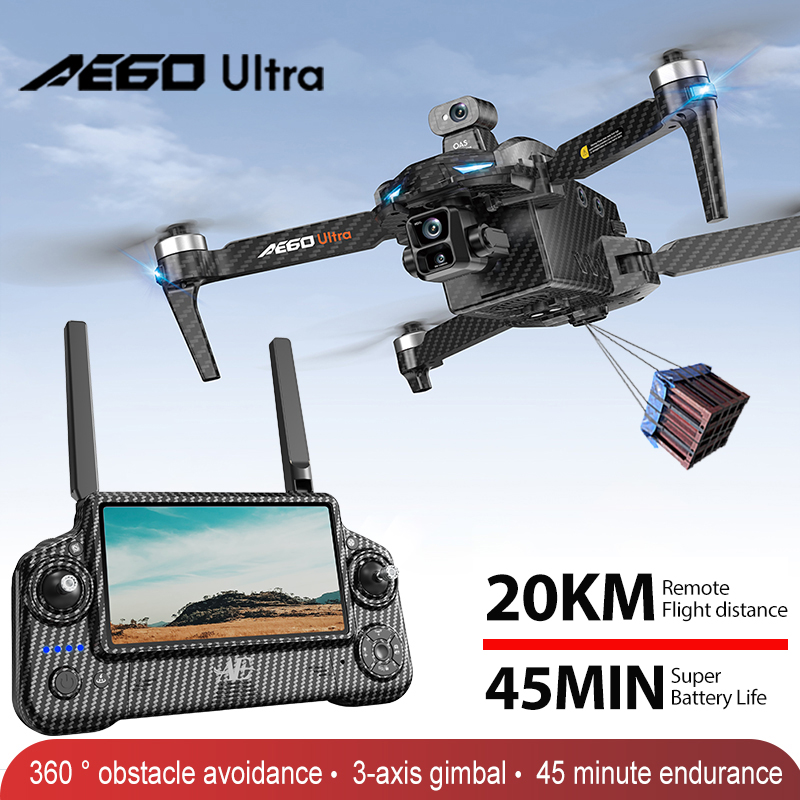 AE60 GPS Drone Professional 8K - Drone Surveying ulasan dan harga